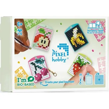 kreativní sada Pixelhobby Pixel sada klíčenek 5 ks ovoce