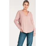 Dámská béžová košile s dlouhým rukávem M1070 Beige Velikost: M