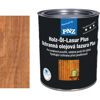 Olej na dřevo VZOREK - PNZ Ochranná olejová lazura Plus 10ml Odstín: Ořech - Nussbaum