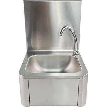 Nerezový dřez Závěsné nerez umyvadlo se zadní stěnou