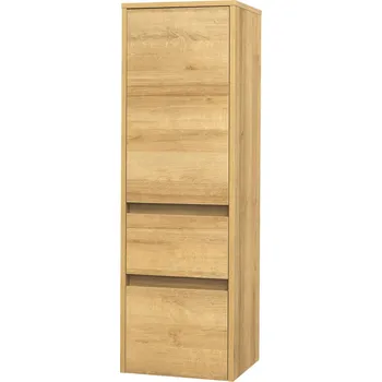 Koupelnový nábytek Mereo Opto koupelnová skříňka vysoká 125 cm, levé otevírání, dub Riviera