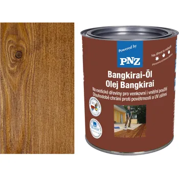 Olej na dřevo VZOREK - PNZ Olej Bangkirai světlý 10ml