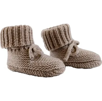 Capáčky LODGER capáčky Slipper Merino Wool Buffalo vel. 0-6 měsíců