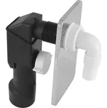 Klum Sifon pračkový podomítkový ø 40/50 mm, chromovaný plast