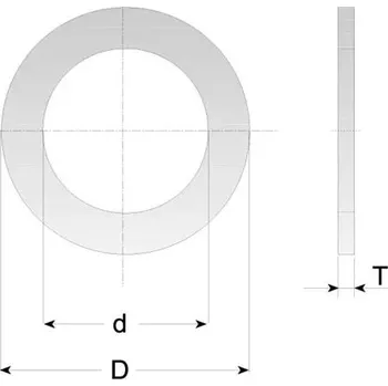 Příslušenství k pile CMT Orange Tools CMT | Redukční kroužek pro pilové kotouče Vnější průměr D: 30 mm, Vnitřní průměr d: 22 mm, Síla těla kroužku: 1,4 mm