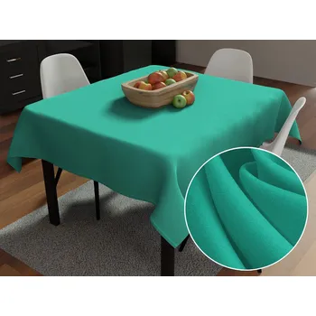 ubrus Dekorační čtvercový ubrus Rongo RG-091 Tyrkysově zelený 50x50 cm