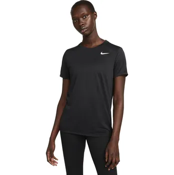 Dámské tričko Dámské funkční tričko s krátkým rukávem Nike W NK DF TEE RLGD LBR W černé DX0687-010 - M | UK 6,5 | US 9