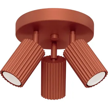 Bodové svítidlo Sollux SL.1639 - Bodové svítidlo KARBON 3xGU10/10W/230V oranžová