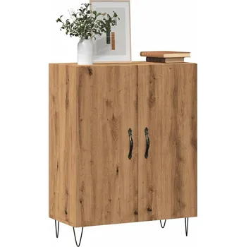 přebalovací pult a komoda Příborník dub artisan 69,5 x 34 x 90 cm kompozitní dřevo Hnědá 857178