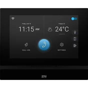 91378611 - Indoor View Wi-Fi černý - odpovídací video jednotka, LCD 7"