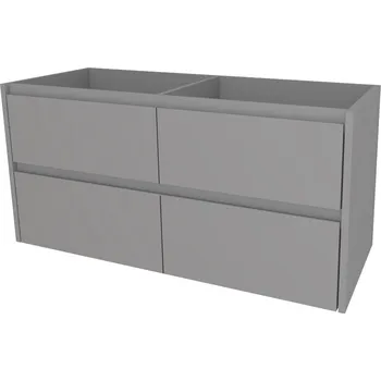 Koupelnový nábytek Mereo Opto, koupelnová skříňka 121 cm, Multidecor, Šedý Supermat