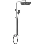 Mereo Eve sprchová baterie s talířovou hranatou sprchou, černá