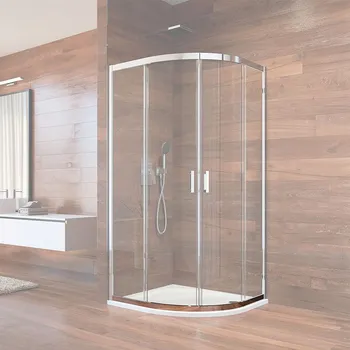 Mereo CK608B...K, 90x90x190cm Vodící profil, oblouk, bílý pro