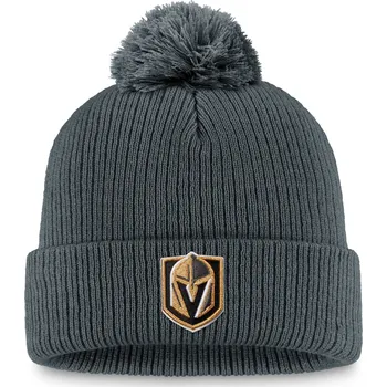Čepice Fanatics Pánská zimní čepice Vegas Golden Knights NHL A/CAP Beanie Cuff Pom