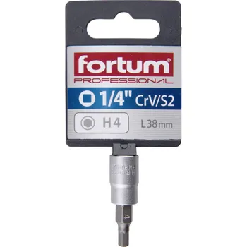 Gola hlavice hlavice zástrčná 1/4&#039; imbus, H 4, L 38mm