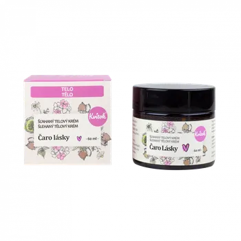 Tělový krém Kvitok Šlehaný tělový krém Kouzlo lásky (60 ml) - pro suchou a namáhanou pokožku