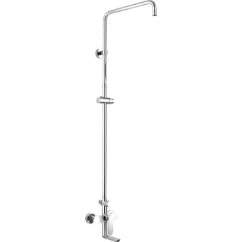 Mereo Nástěnná baterie Mada 150mm s otoč. ramínkem a tyčí pro ruční a talířovou sprchu, bez příslušenství