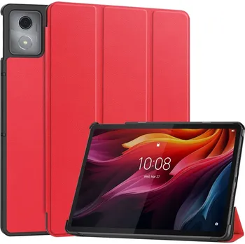 Pouzdro na tablet VSECHNONAMOBIL 95995 LEATHER Zaklápěcí kryt pro Lenovo Tab K11 Plus červený