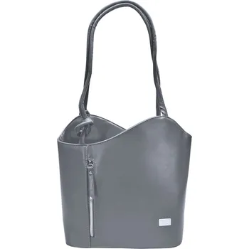 Kabelka Elegantní středně šedá kabelka a batoh 2v1 Emily