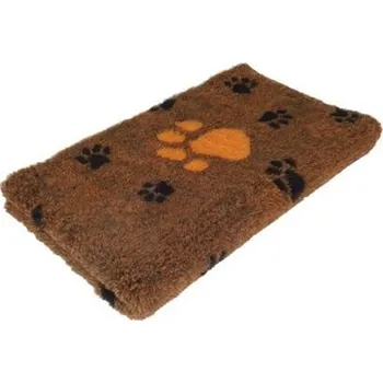 Pelíšek pro psa Vetbed Premium protiskluz Orange Big paw 30mm varianta 50x40cm