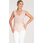 Dámská světle růžová halenka se vzory M1076 Pink Velikost: S