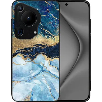 Pouzdro na tablet VSECHNONAMOBIL 95739 MY ART Ochranný kryt pro Huawei Pura 70 Ultra BLUE MARBLE (141)