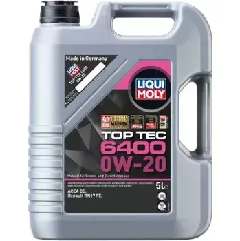 Motorový olej Liqui Moly TOP TEC 6400 0W-20 5 l 21585