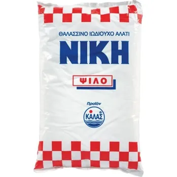 Kuchyňská sůl KALAS NIKI Jemná mořská jodizovaná sůl z Řecka 500g