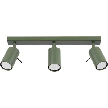 Bodové svítidlo Sollux SL.1502 - Bodové svítidlo RING 3xGU10/10W/230V zelená