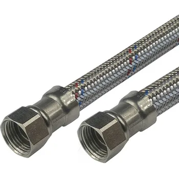 Klum Hadice připojovací nerez 13x18, FxF, 1/2"x3/4", 30 cm