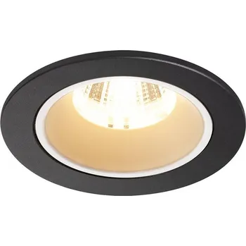 Bodové svítidlo SLV - BIG WHITE NUMINOS® DL S vnitřní LED zápustné stropní svítidlo černá/bílá 2700 K 20° včetně listových pružin - BIG WHITE (SLV) LA 1003770
