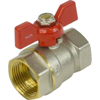 Umyvadlo Klum Kohout kulový kovaný s motýlem, voda, FxF, 1"