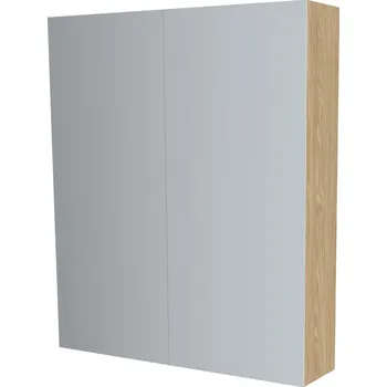 Zrcadlo Mereo Koupelnová skříňka zrcadlová 60 cm, galerka, 2 x dvířka, Multidecor, Dub olejovaný