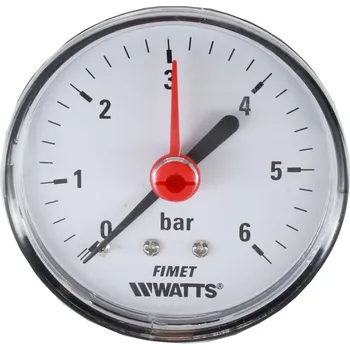 Vodovodní baterie Klum Tlakoměr 63 mm, 0 - 6bar, zadní vývod 1/4"