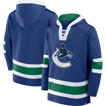 Pánská mikina Fanatics Pánská mikina Vancouver Canucks NHL Mens Laced Hockey Hoodie Velikost: 2XL