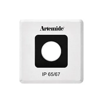 Venkovní osvětlení ARTEMIDE Ego 55 Flat downlight EL 3000K čtverec hliník IK09 - ARTEMIDE AR T42002ELPTW00