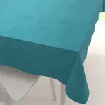 Sametový obdélníkový ubrus Velvet Premium SVP-035 Tyrkysově modrý 100x160 cm
