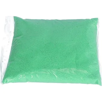 Dekor. písek, ZELENÝ, 1kg