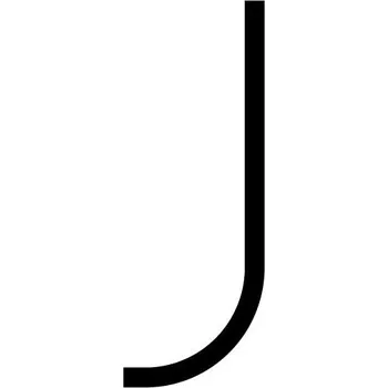 Nástěnné svítidlo ARTEMIDE Alphabet of Light - malé písmeno j - ARTEMIDE AR 1202J00A