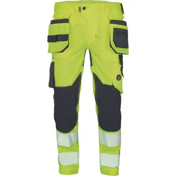 montérky Cerva Neurum Nordics Hv Fl Pánské pracovní kalhoty HI-VIS 03520121 žlutá 50