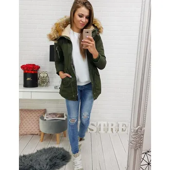 Dámská parka BASIC zimní parka ty0259 Khaki XL