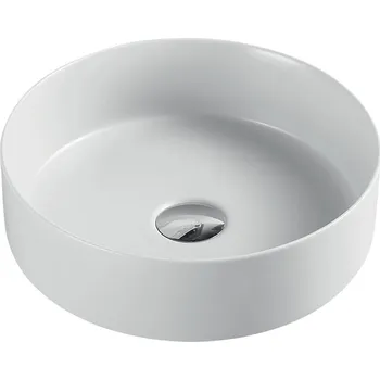 Umyvadlo Mereo Umyvadlo na desku bez přepadu, 355x120 mm, kulaté, keramické - pro zaslání na paletě