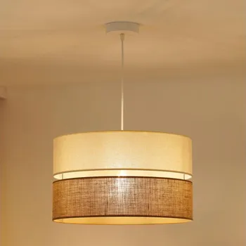 Brilagi - Lustr na lanku ROYAL YUTE 1xE27/15W/230V pr. 40 cm béžová/krémová