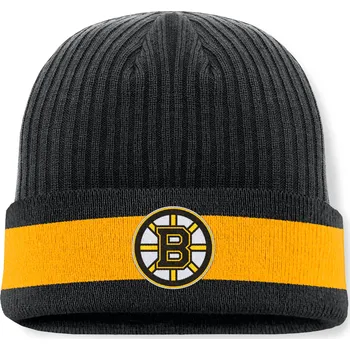 Čepice Fanatics Pánská zimní čepice Boston Bruins NHL A/CAP Beanie Cuff