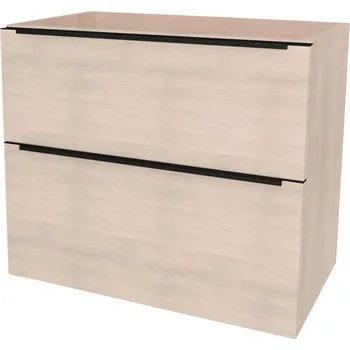 Koupelnový nábytek Mereo Mailo, koupelnová skříňka 101 cm, černé madlo, Multidecor, Dub Patinovaný