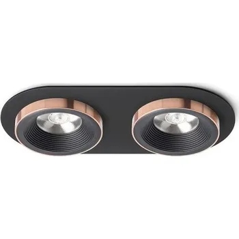 Bodové svítidlo RED - DESIGN RENDL SHARM R II zápustná černá/černá měď 230V LED 2x10W 24° 3000K - RED - DESIGN RENDL RED R13244