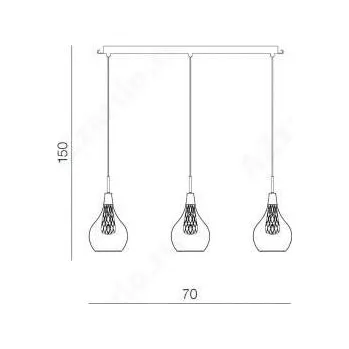 AZZARDO Elektra 3 line - AZZARDO AZZ AZ1689