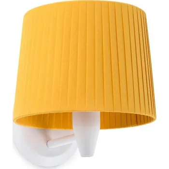 Svítidlo FARO SAMBA bílá/skládaná žlutá nástěnná lampa - FARO FARO 64306-36