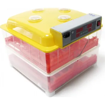 Umělá líheň PRODUMAZAHRADU Automatická digitální líheň, inkubátor WQ-72/288 pro 72 velkých vajec. Dolíheň s teploměrem a vlhkoměrem