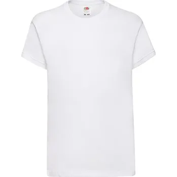Chlapecké tričko Fruit of the Loom Dětské triko 61-019-0 White 104